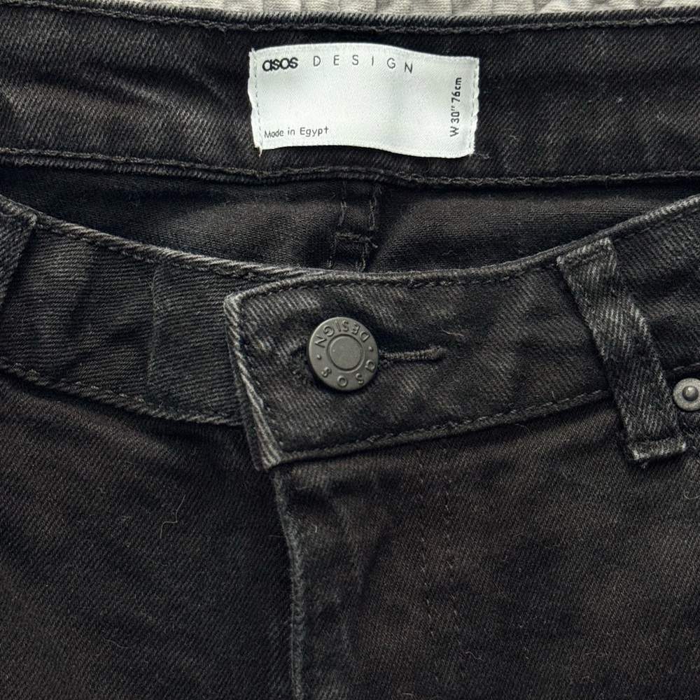 Men's Black Denim Shorts